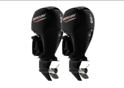 Twin Mercury 150hp Outboards for Sale