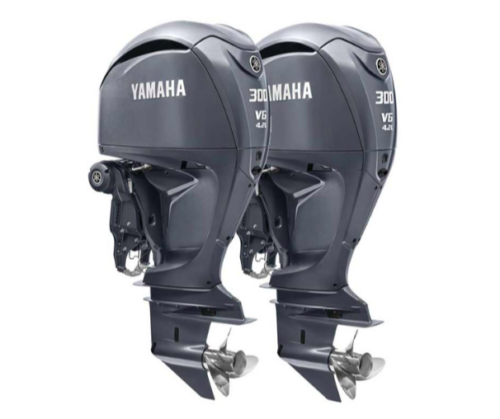 Twin Yamaha 300hp DEC Outboards For Sale